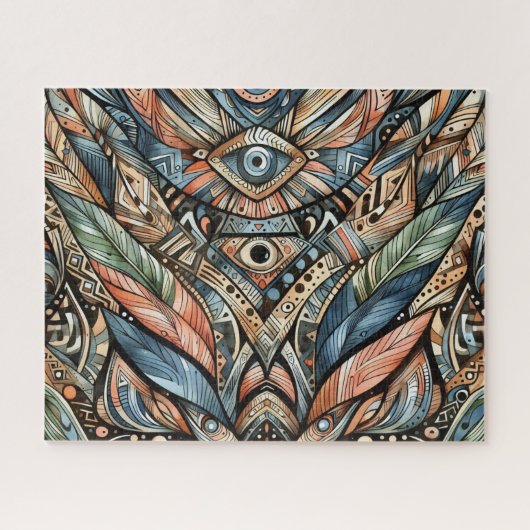 Puzzle des Motifs tribaux africains (Horizontal)