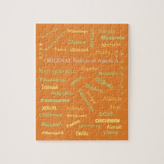 Puzzle des noms amérindiens, par MMETROPOLIM* (Vertical)