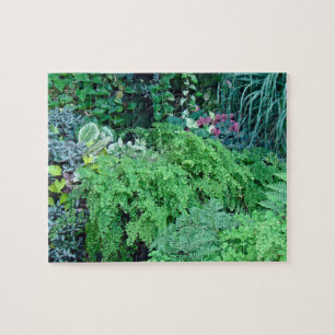 Puzzle Des nuances de vert-vert de cent est magnifique