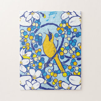 Puzzle des oiseaux chanteurs 11x14 pour les person