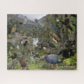 Puzzle des oiseaux de Nouvelle-Zélande (Horizontal)