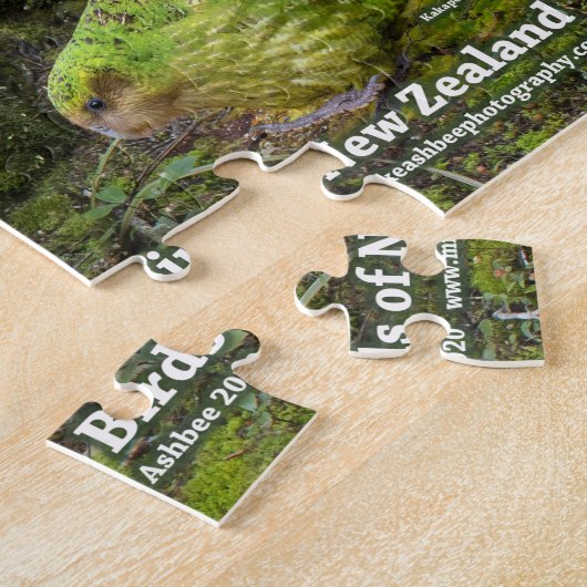Puzzle des oiseaux de Nouvelle-Zélande (Côté)