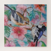 Puzzle des oiseaux de printemps (Horizontal)