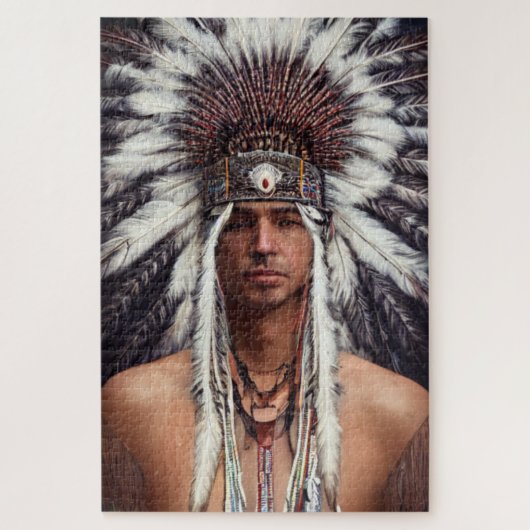 Puzzle des Ojibwa des Amérindiens (Vertical)