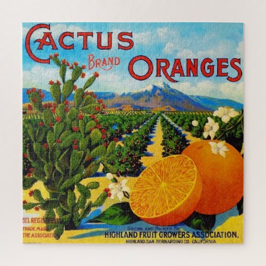 Puzzle des Oranges de Californie (Vertical)
