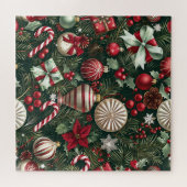 Puzzle des ornements de Noël (Horizontal)