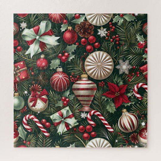 Puzzle des ornements de Noël (Vertical)
