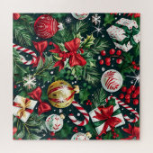 Puzzle des ornements de Noël (Horizontal)