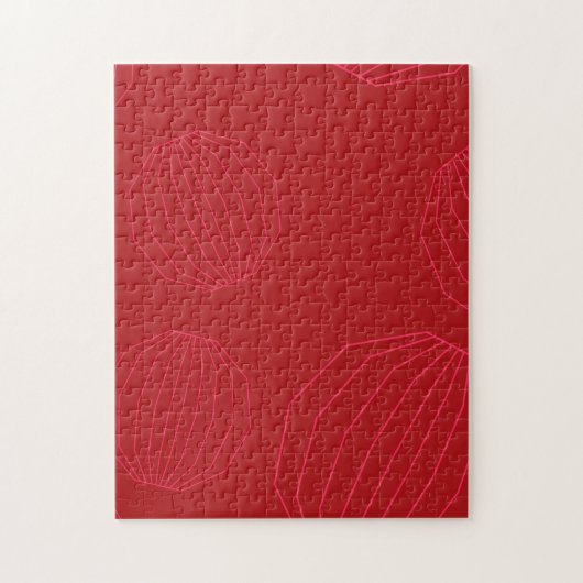 Puzzle Des ornements de Noël simples, modernes et fluides (Vertical)