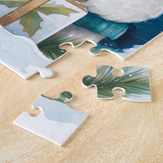 Puzzle des ours de Noël (Côté)