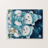 Puzzle des ours de Noël (Horizontal)