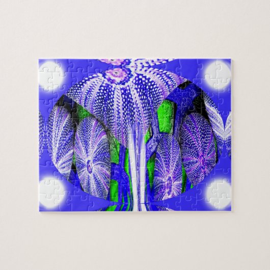 Puzzle Des oursins de mer au clair de lune (Horizontal)