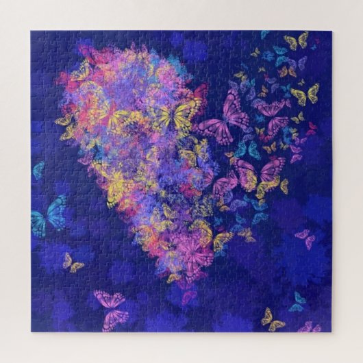 Puzzle des papillons cardiaques (Vertical)