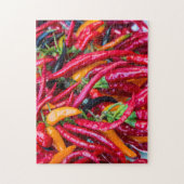 Puzzle Des Peppers Chauds Au Marché Des Agriculteurs De M (Vertical)