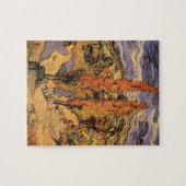 Puzzle Des peupliers sur la route à travers les collines  (Horizontal)