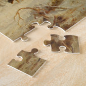 Puzzle Des pionniers bravent une tempête de neige rentran (Côté)