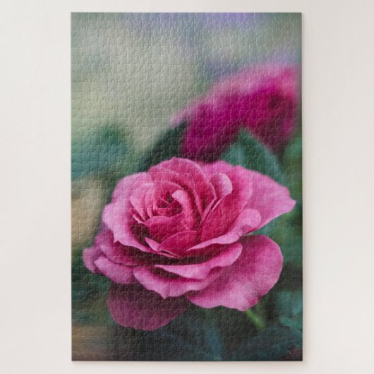 Puzzle Des roses roses roses difficiles (Vertical)