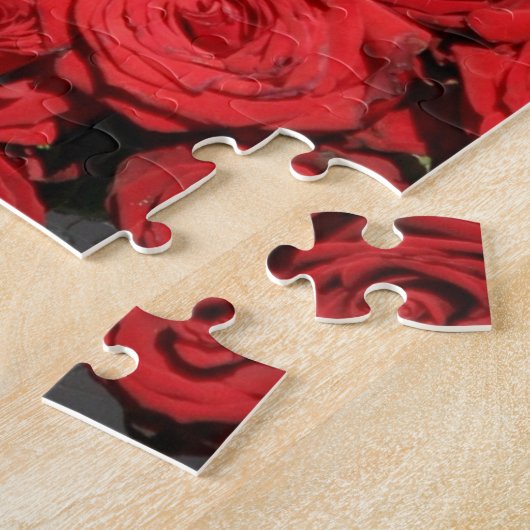 Puzzle des roses rouges (Côté)