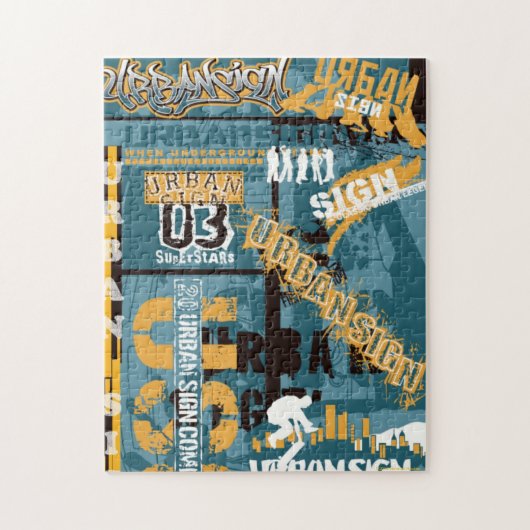 Puzzle des signes urbains (Vertical)