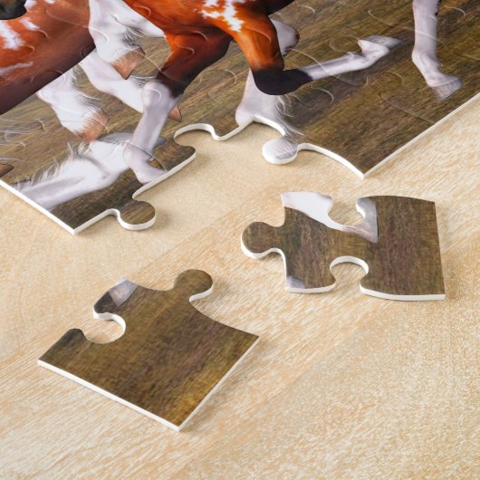 Puzzle des troupeaux de Chevaux sauvages (Côté)