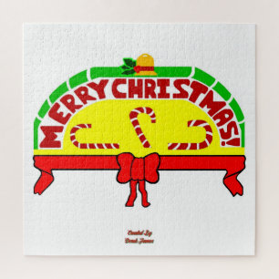 Puzzle des voeux de Noël 20" x 20"