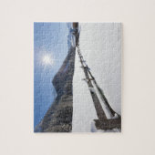 Puzzle descente de ski transnationale préparée fraîche (Vertical)