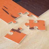 Puzzle Desert Cactus Sunset Silhouette  (Côté)