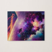 Puzzle Désert cosmique sous le paysage astronomique de l' (Horizontal)