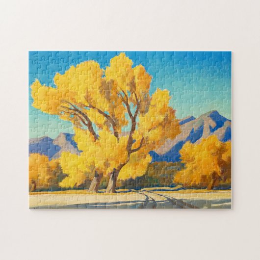 Puzzle Desert Cottonwoods, Arizona par Maynard Dixon (Horizontal)