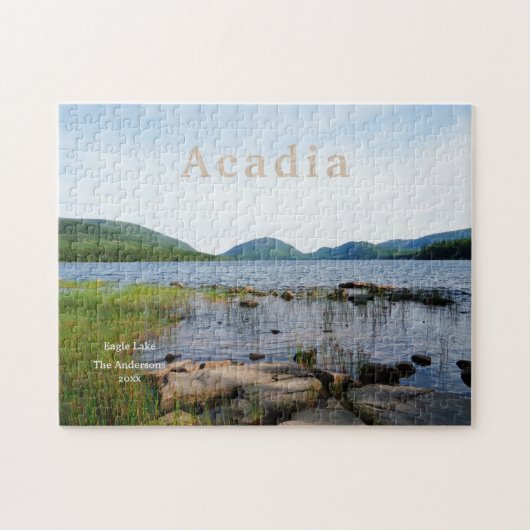 Puzzle Désert d'Acadia Eagle Lake Parc national du Maine (Horizontal)