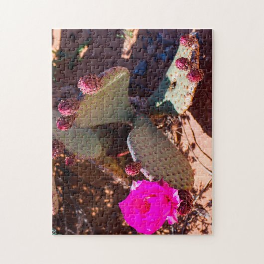 Puzzle Desert Flower Nevada. (Vertical)