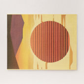 Puzzle Desert Sunset Rust Orange et Brown (Horizontal)
