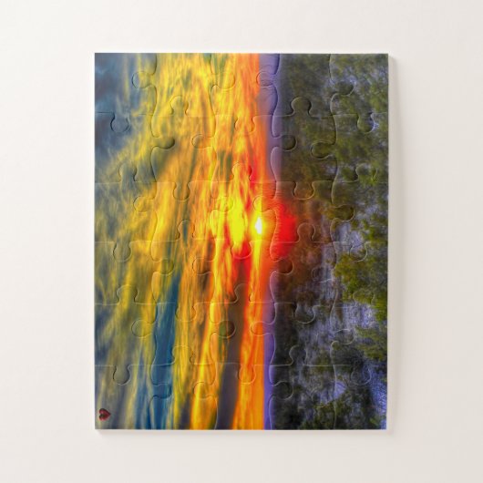 Puzzle Desert Sunset Texas (Vertical)