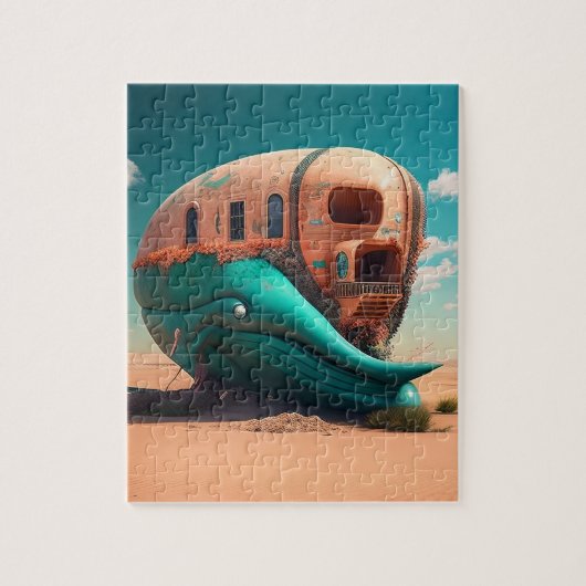 Puzzle Desert whale house (Vertical)