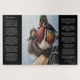 Puzzle DESIDERATA deux canards qui vous regardent