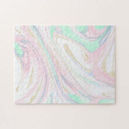 Puzzle Design abstrait marbrée classique (Horizontal)