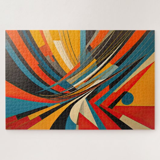 Puzzle Design abstrait moderne Futurisme (Horizontal)