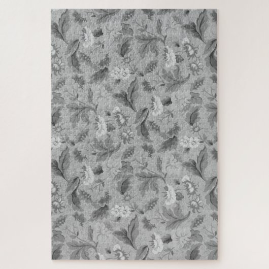 Puzzle Design arrière - plan gris-blanc mignon (Vertical)