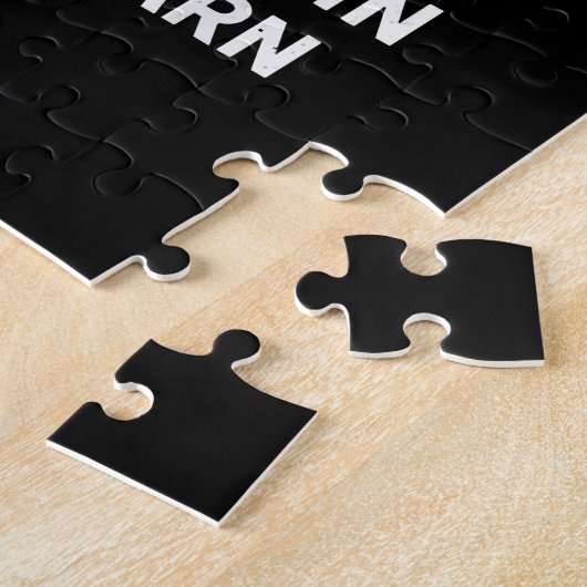 Puzzle Design Classique D'Échecs, Je Ne Perds Jamais; Je  (Côté)