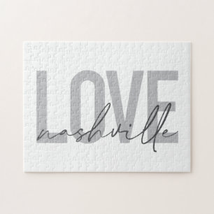 Puzzle Design cool minimaliste, simple et moderne Love Na