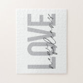 Puzzle Design cool simple, urbain et moderne Aimer La Nou (Vertical)
