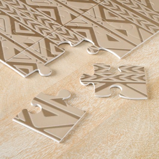 Puzzle Design d'art tribal des éléphants (Côté)