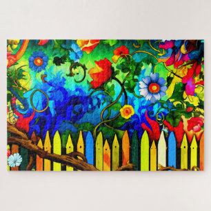 Puzzle Design de fleurs d'art