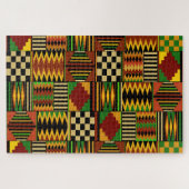 Puzzle Design de Kente Cloth Royal West African (Horizontal)