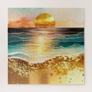 Puzzle Design de la gamme Watercolor Beach 3