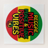 Puzzle Design de reggae avec des citations positives et d (Horizontal)