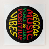 Puzzle Design de reggae avec des paroles et des citations (Horizontal)