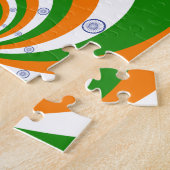 Puzzle Design des couleurs du drapeau national indien. Ha (Côté)