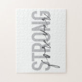 Puzzle Design élégant, simple, chic et moderne Strong For (Vertical)