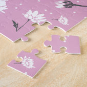 Puzzle Design Floral Rose - Art Fleur Élégant (Côté)